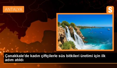 Çanakkale’de Kadın Çiftçiler Süs Bitkileri Üretimine Başlıyor