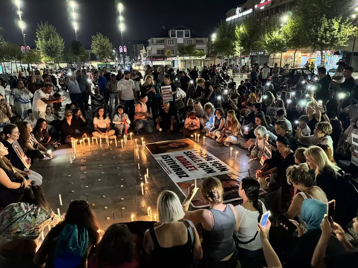 Kadınlar Narin Güran İçin Protesto Düzenledi