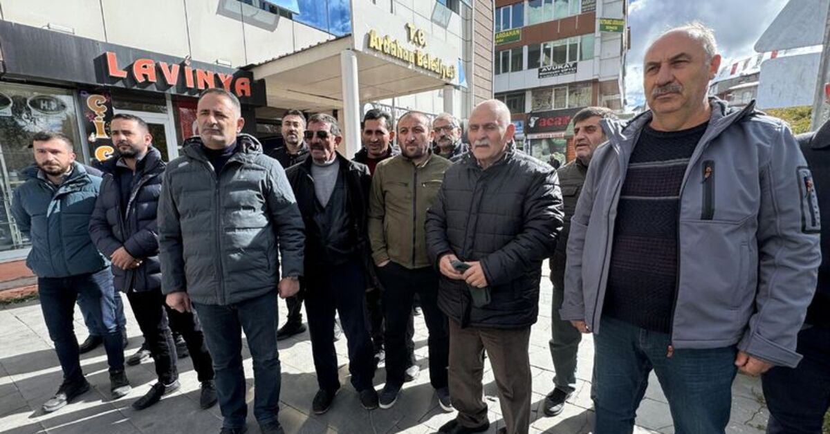 Ardahan’da vatandaşlar imar uygulamasını protesto etti