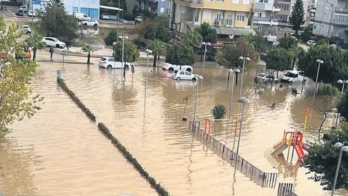 Manavgat göle döndü